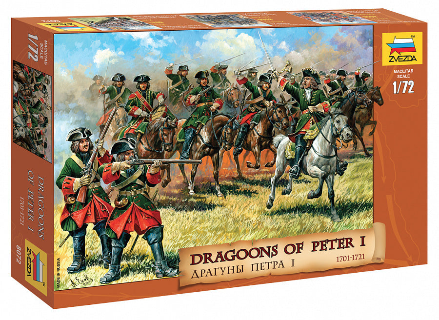 1/72 Dragoons of Peter I The Great (17011721)  Plastic Model Kit