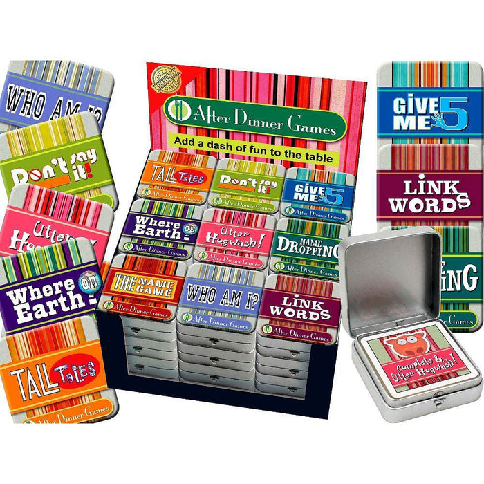 After Dinner Games Tins