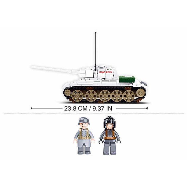 Army Battle of Budapest  T34/35 Medium Heavy Tank 518pcs