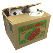 Coin Stealing Cat Money Bank
