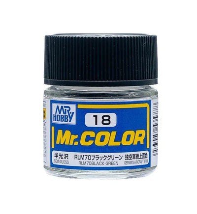 Mr Color Semi Gloss RLM70 Black Green