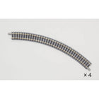 Tomytec - Curved Track C243-45 (F) (4) (Set of 4)