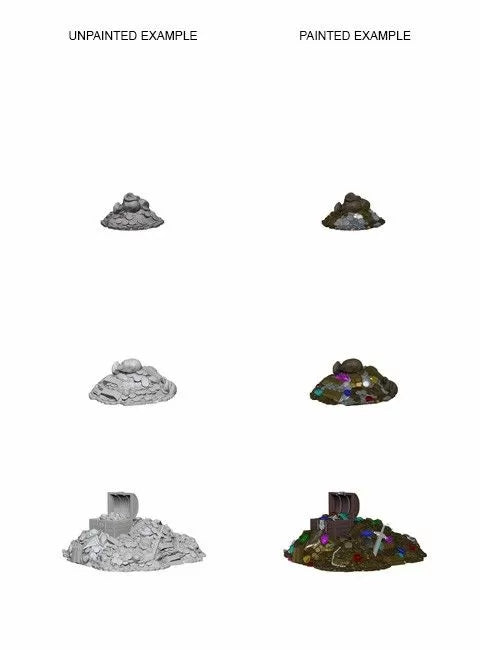 D&D Nolzurs Marvelous Miniatures Unpainted Treasure Piles