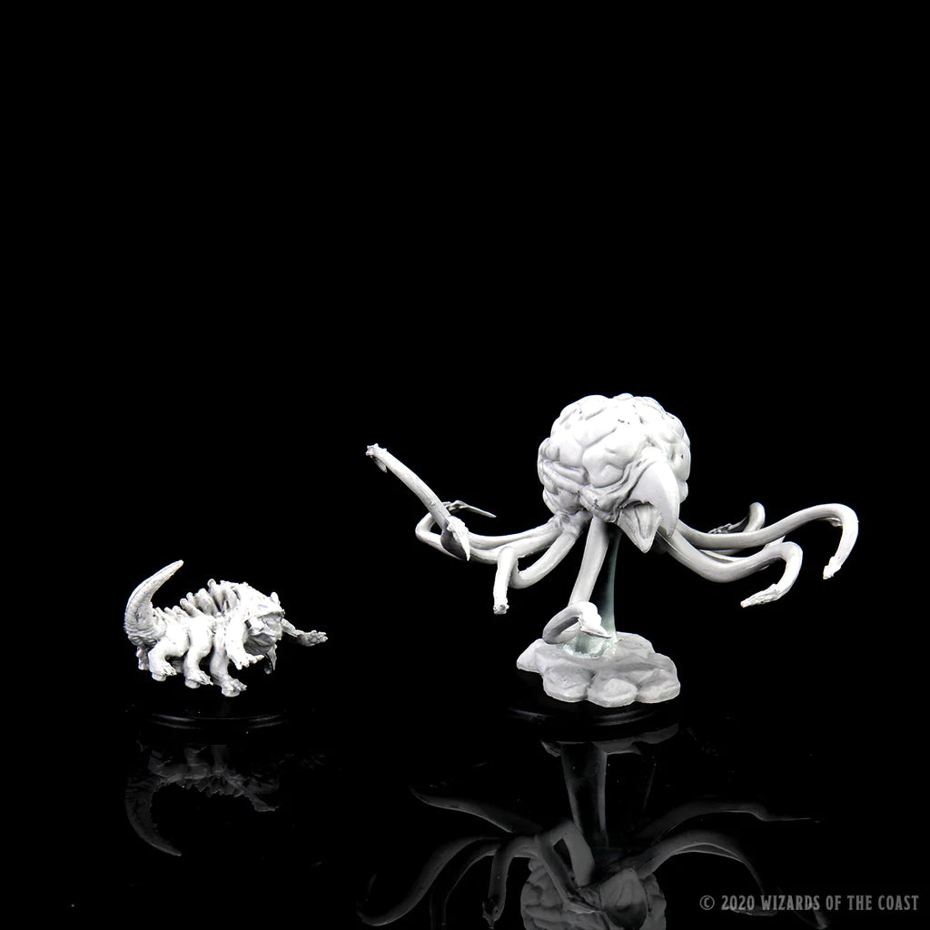 D&D Nolzurs Marvelous Unpainted Miniatures Grell and Basilisk