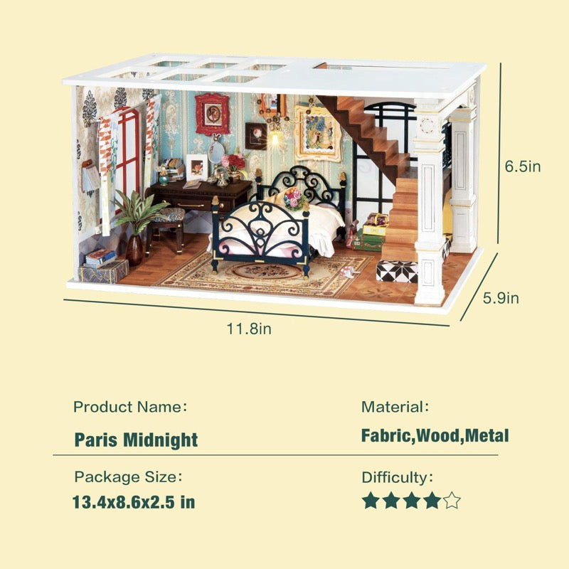DIY Mini House Paris Midnight