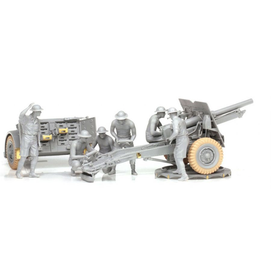 Dragon 6675 1/35 BRITISH 25Pdr. FIELD GUN Mk.II w/LIMBER & CREW (SMART KIT)