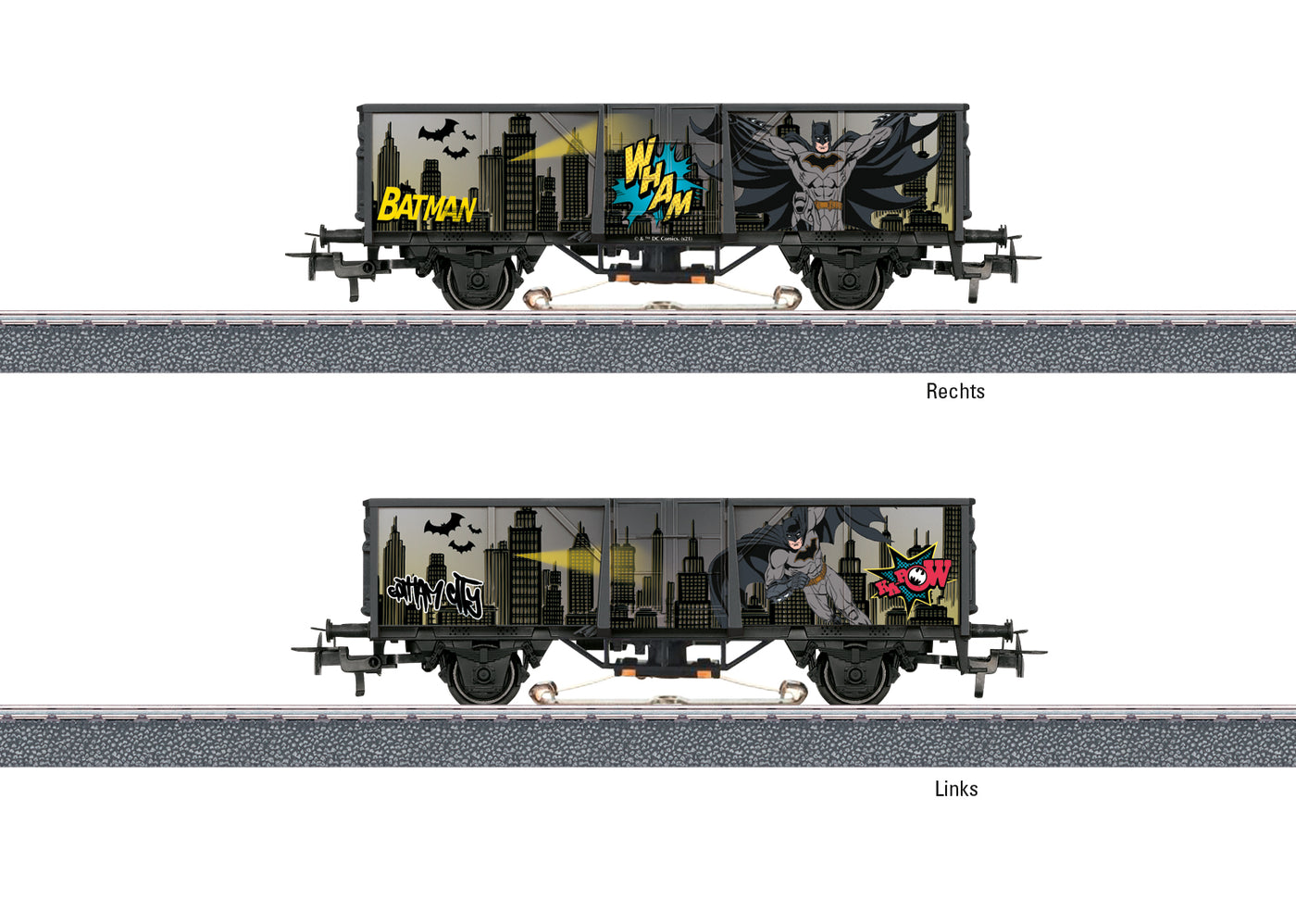 44826 HO Start Up Batman Freight Car