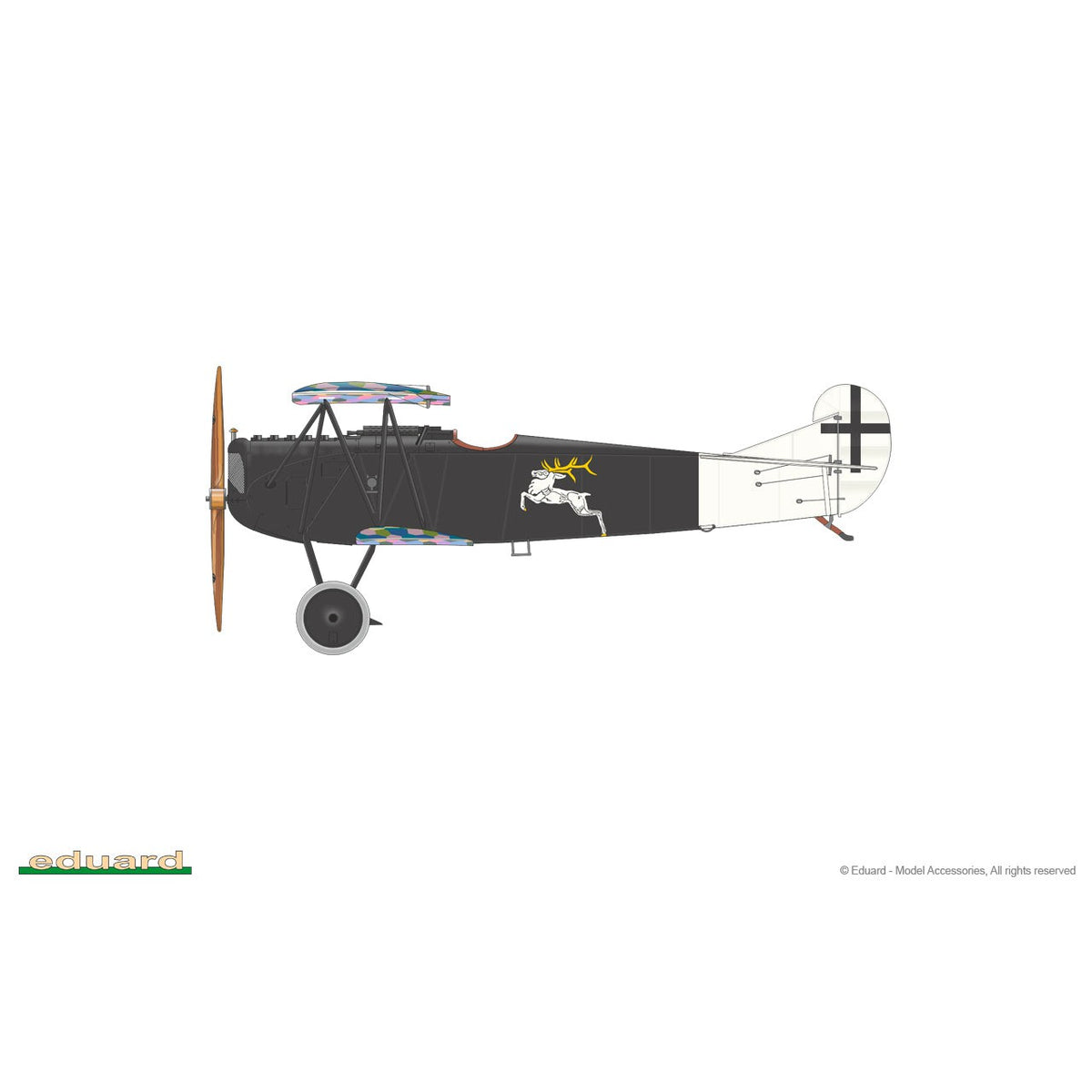 Eduard 70134 1/72 Fokker D. VII Alb Plastic Model Kit