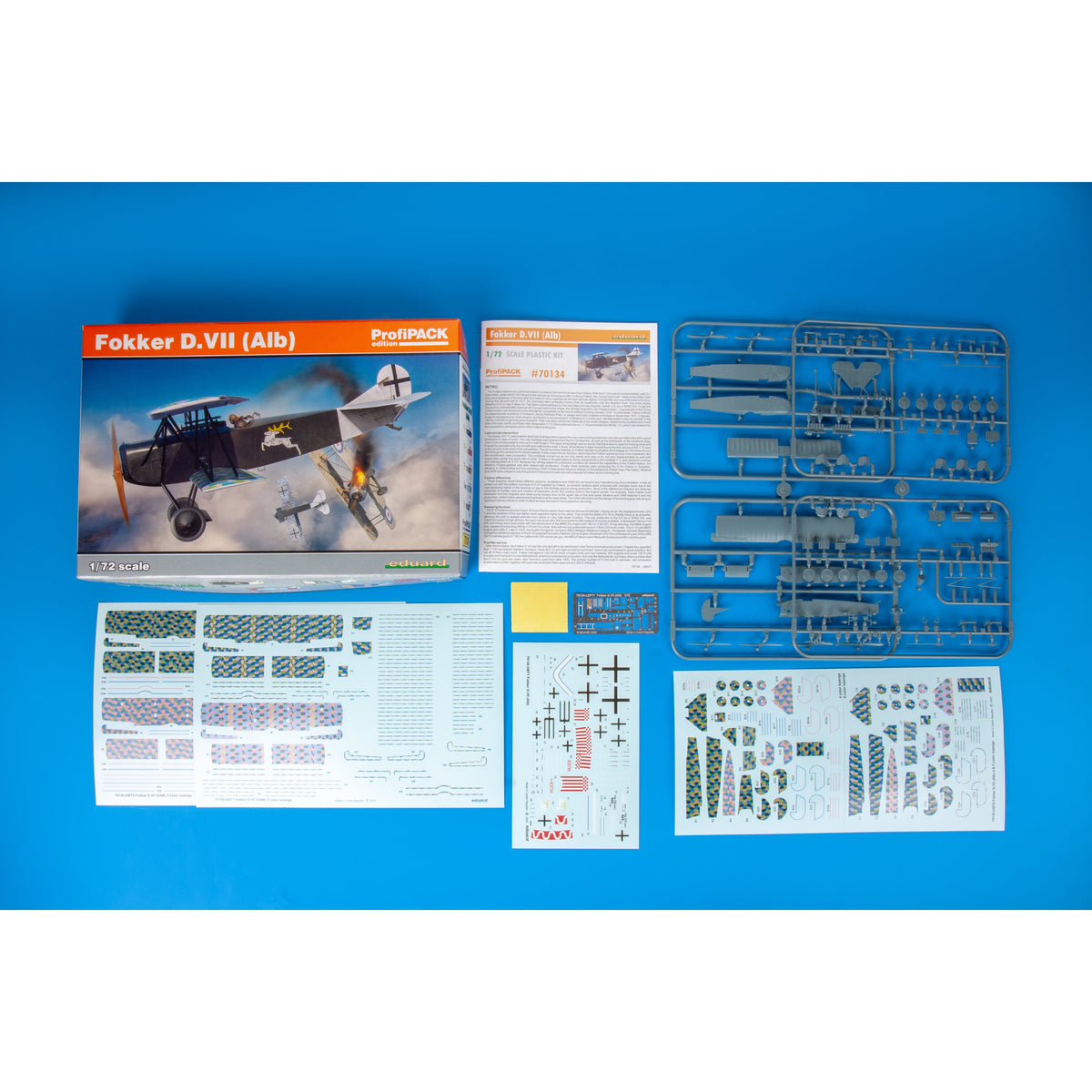 Eduard 70134 1/72 Fokker D. VII Alb Plastic Model Kit