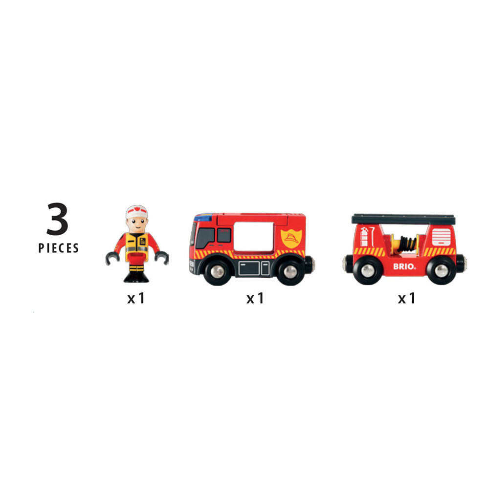 Emergency Fire Engine 3 pieces