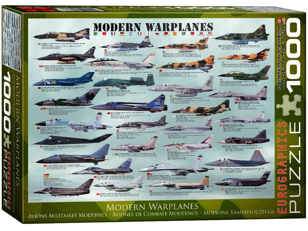 1000pc Modern Warplanes