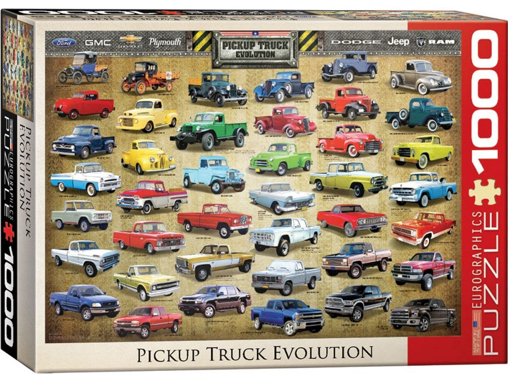 1000pc Pickup Truck Evolution