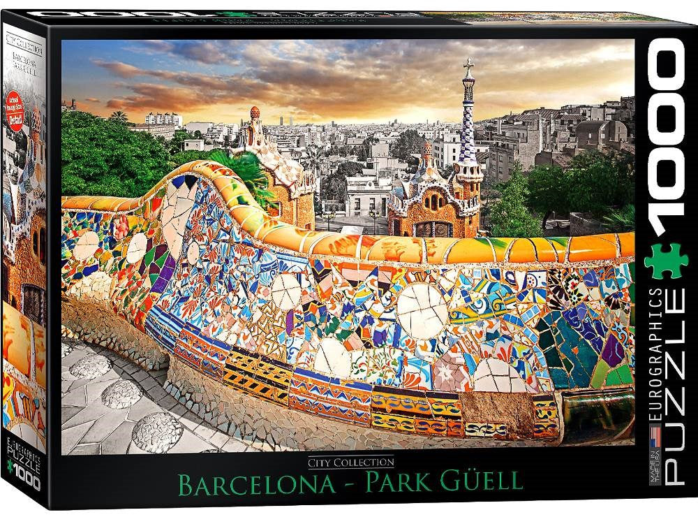 1000pc City Collection Barcelona  Park Guell