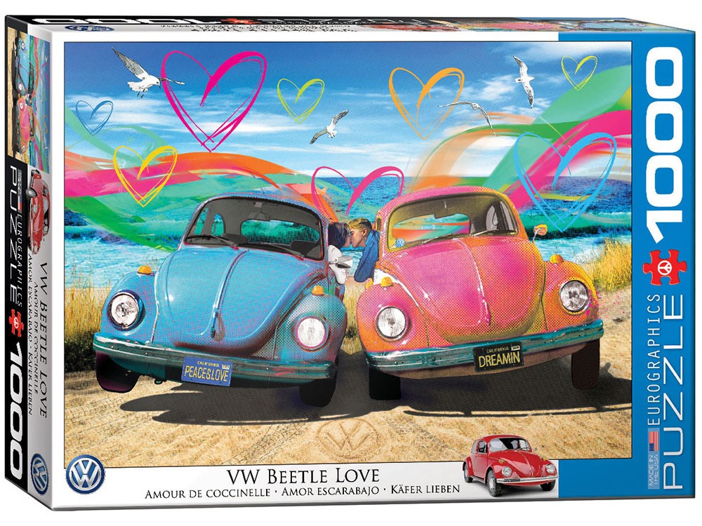 1000pc VW Beetle Love