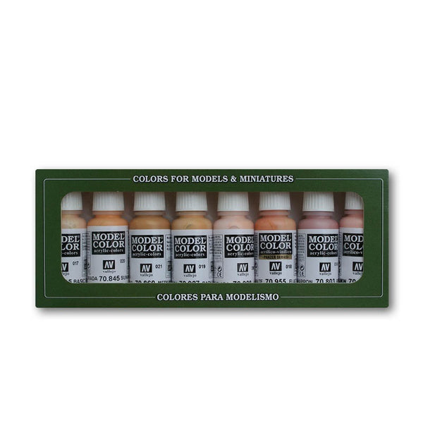 image1_70124 Model Colour Face and Skintones 8 Colour Acrylic Paint Set