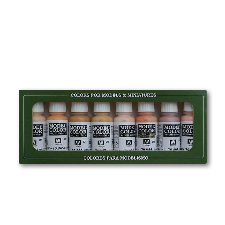 image1_70124 Model Colour Face and Skintones 8 Colour Acrylic Paint Set