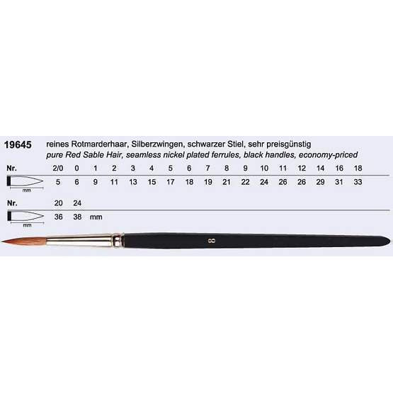 Fine Hair Hobby Brush 0
