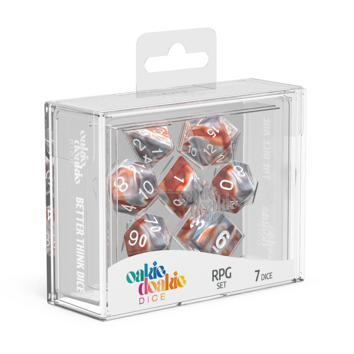 GemiDice SilverRust RPG 7Dice Set