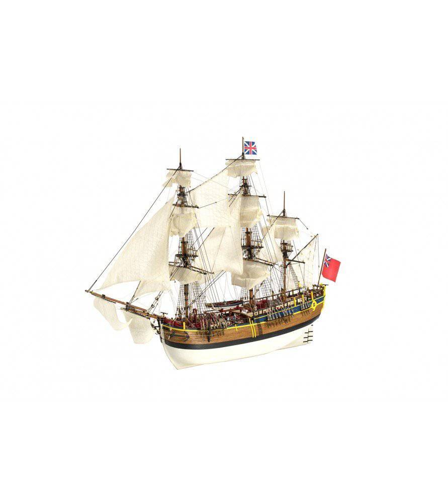 HMS Endeavour 2021 Wooden Model Ship Kit