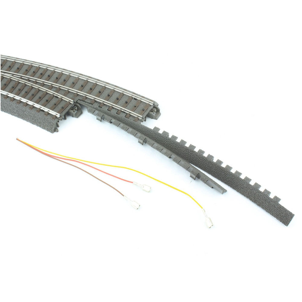 HO CTrack R/H Curved T/Out R3 30deg