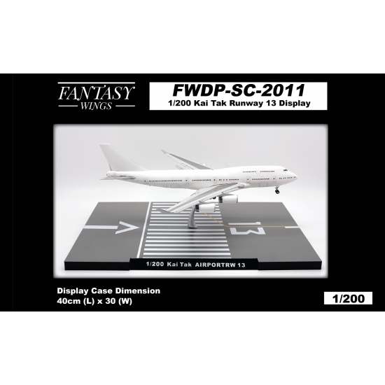 1/200 Hong Kong Kai Tak Airport RWY 13 Display Stand