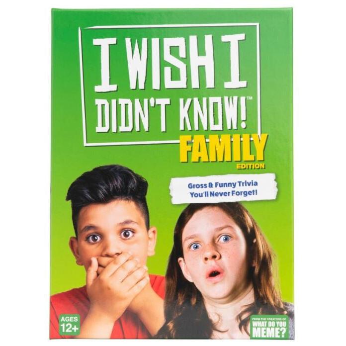 I Wish I Didnt Know! Family Edition
