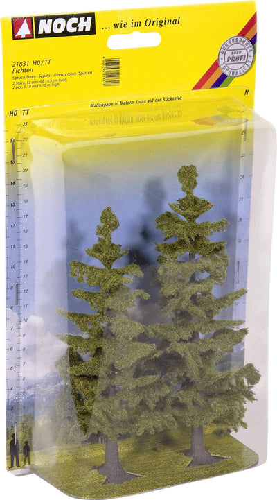 Spruce Trees (2pc) (13cm & 14.5cm)