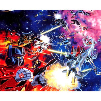 1000pc Transformers  Space Battle