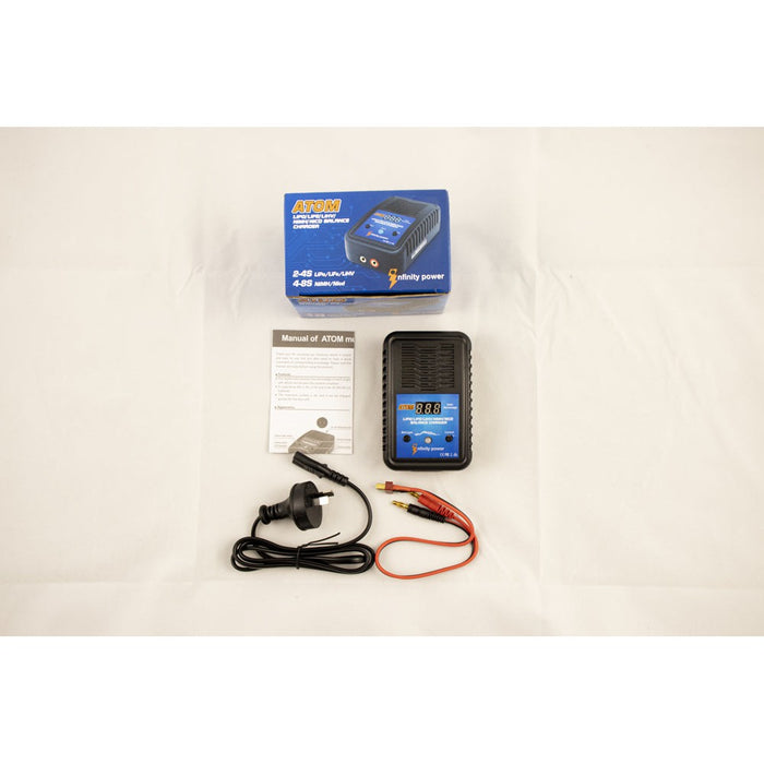Infinity Power ATOM Charger AC 3.0A 2-4S Lipo/LiHV - 4-8S NiMH/Nicd