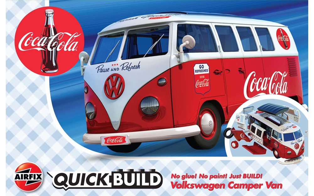 Quickbuild VW Camper Van CocaCola