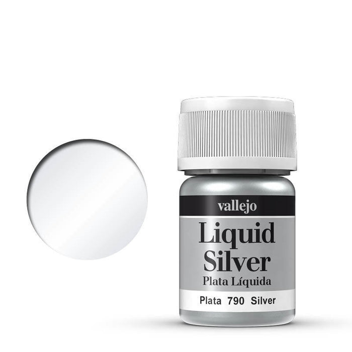 Liquid Gold Silver 35ml Alcoholbased Metallic Paint