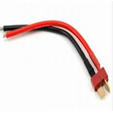 Male Deans Plug with 10cm 14AWG Silione Wire