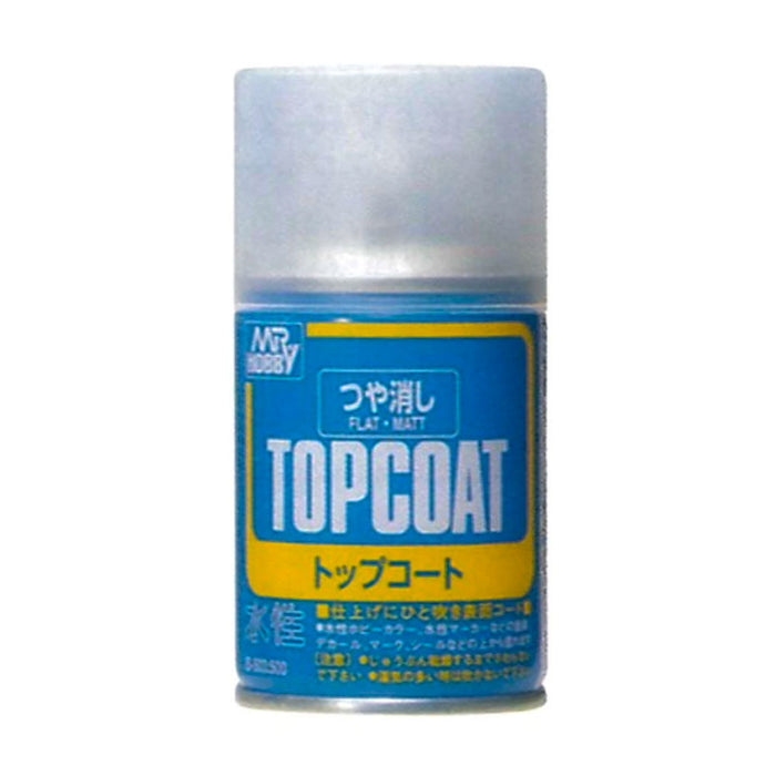 Mr Topcoat Flat Clear Spray  Water Based
