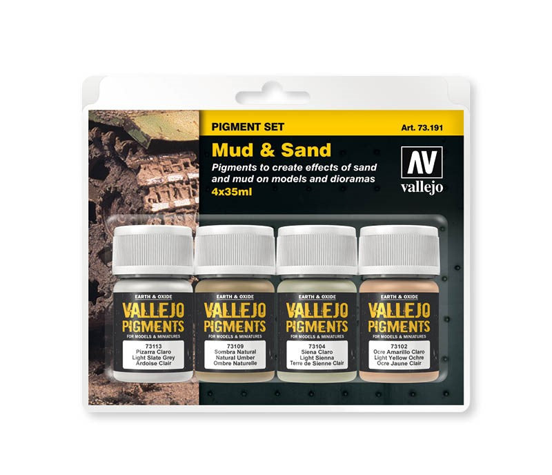73191 Pigments Set Mud and Sand 4 x 35ml