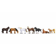 N Draught Horses (8 Figures)