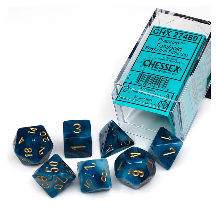 Phantom Teal/Gold 7Die Set