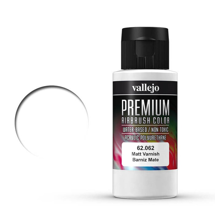 Premium Color Matt Varnish 60ml Acrylic Airbrush Paint
