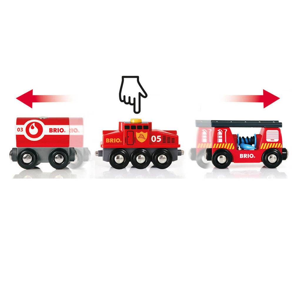Rescue Firefighting Train 4 pcs