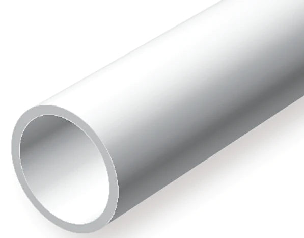 227 White Polystyrene Tube 0.219 x 14   / 5.6mm x 36cm