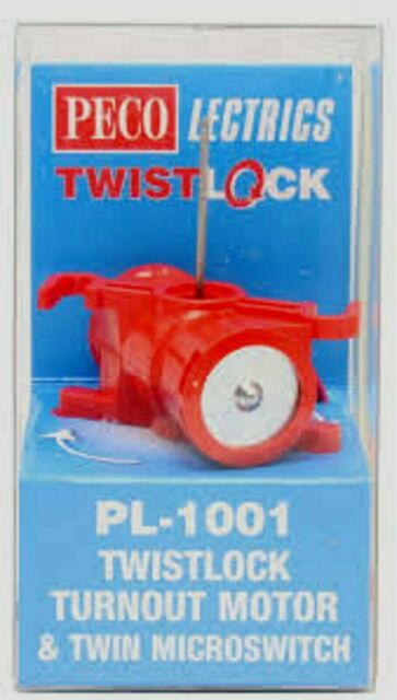 Twistlock Turnout Motor and Twin Microswitch