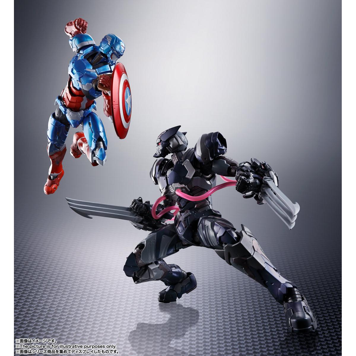 S.H.Figuarts Venom Symbiote Wolverine TECHON AVENGERS