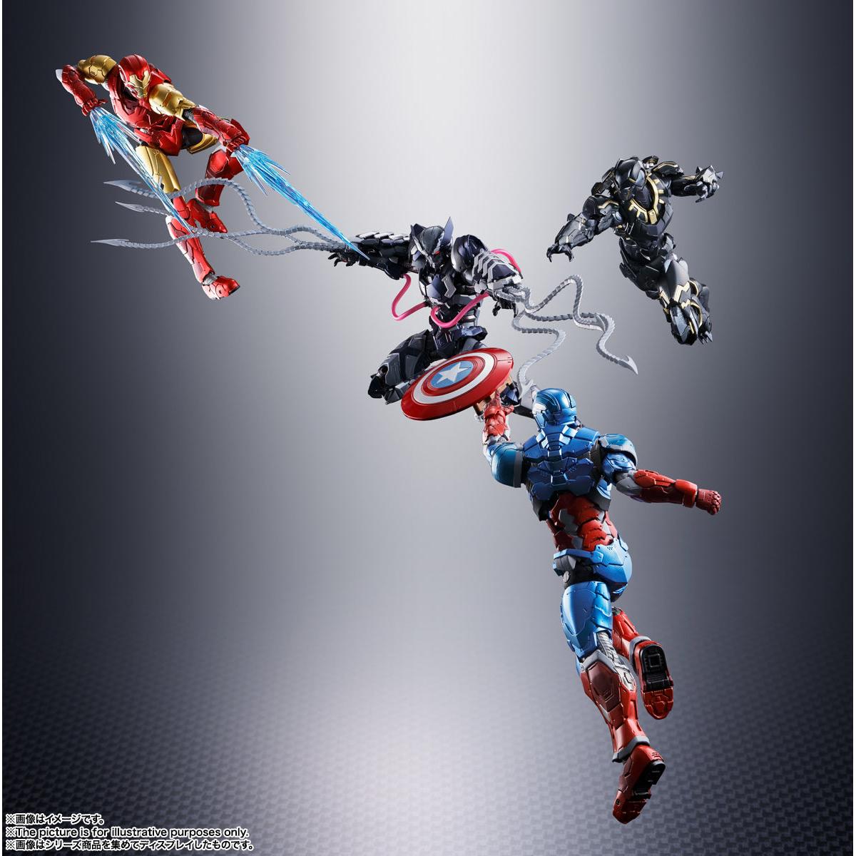 S.H.Figuarts Venom Symbiote Wolverine TECHON AVENGERS