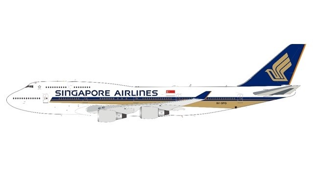 1/200 SINGAPORE AIRLINES BOEING 747400 9VSPQ