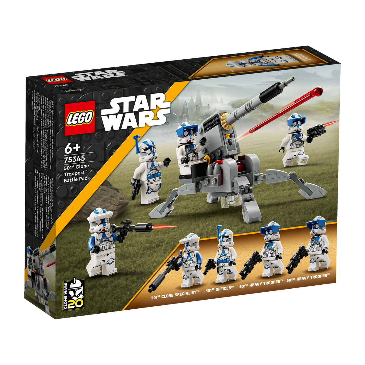 STAR WARS - 501st Clone Troopers Battle Pack