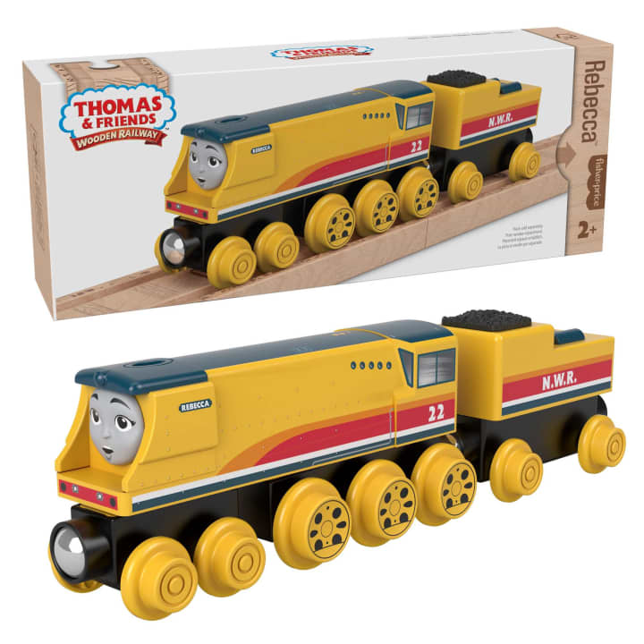 Thomas and FriendsWooden Railway RebeccaEngine and CoalCar