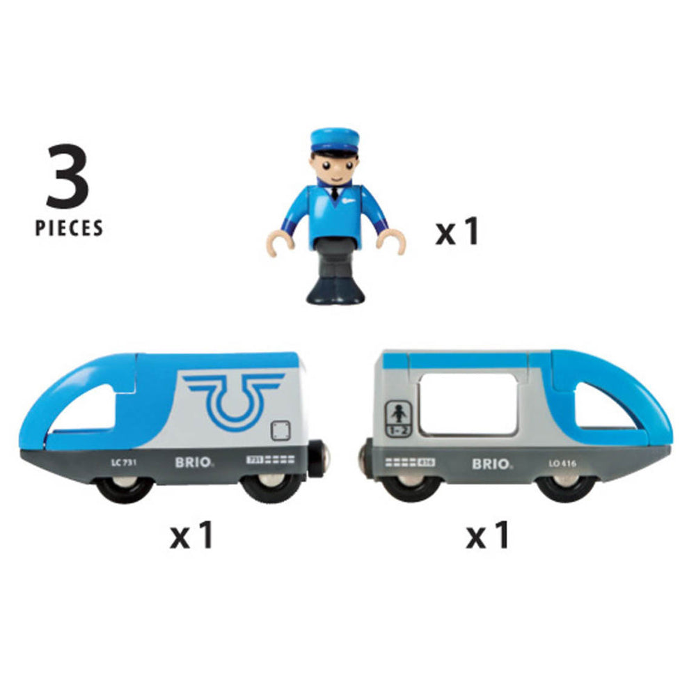 Brio - Travel Battery Train (3 pcs)