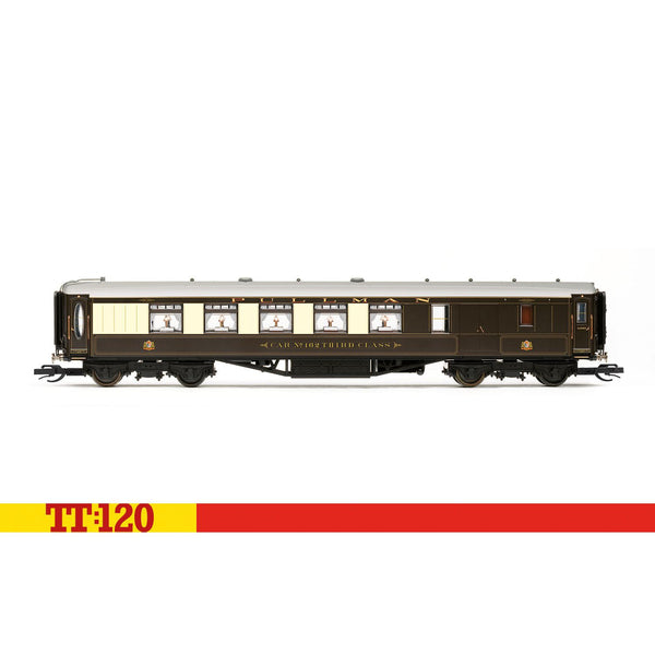 TT:120 Pullman Third Class Brake No. 162 with Lights  Era 3