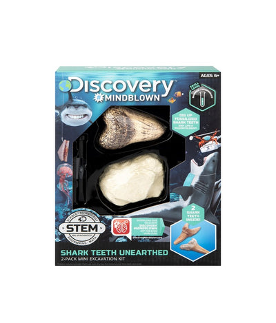 Mindblown Excavation Kit Mini Shark Tooth 2pc