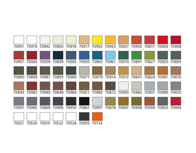 70172 Model Colour 72 Basic Colors + Brushes Plastic Case Acrylic Paint Set