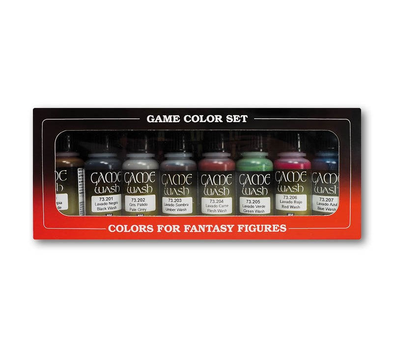 73998 Game Colour Washes 8 Colour Set